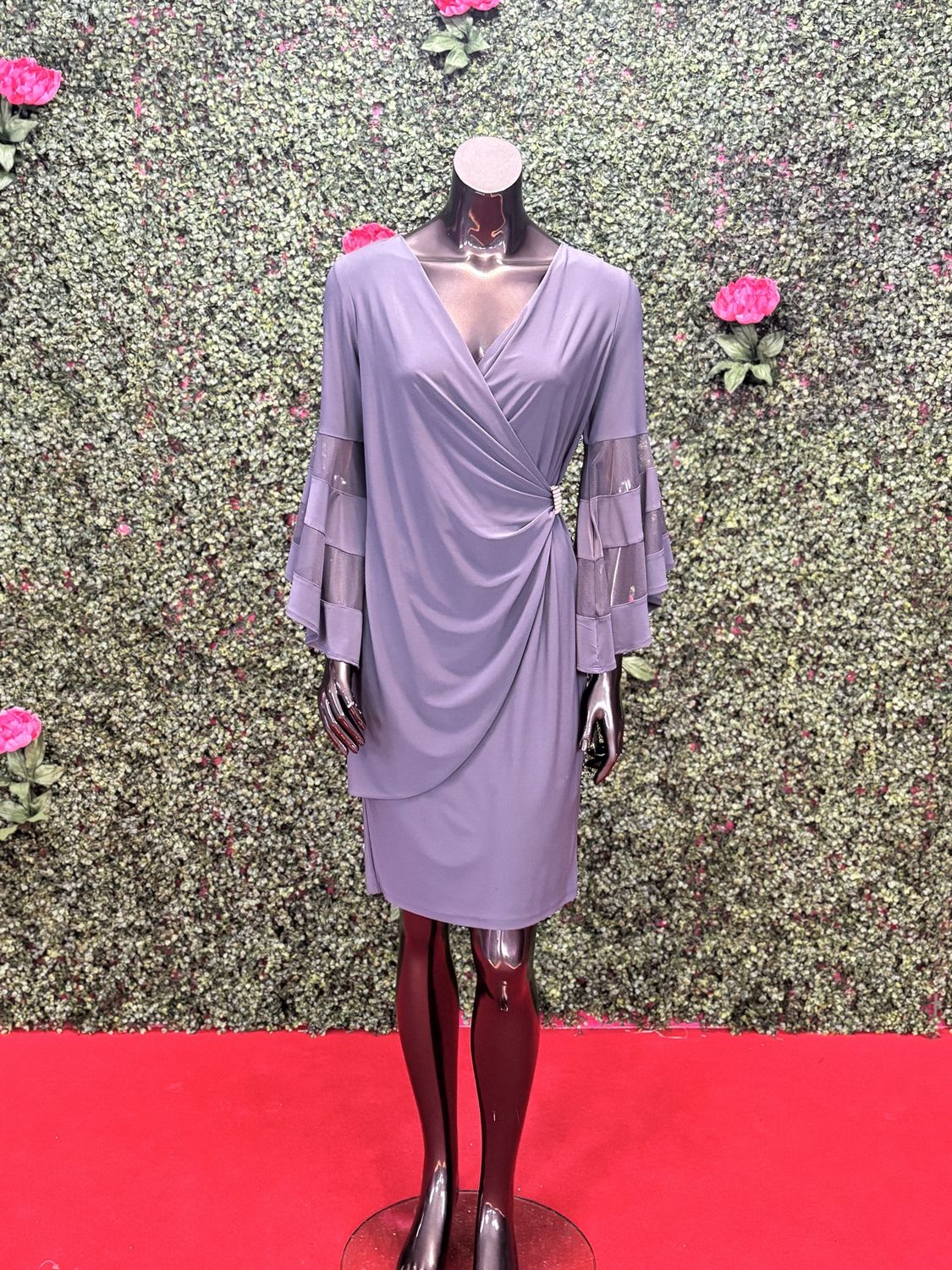 Dark Grey Long Sleeve Mesh