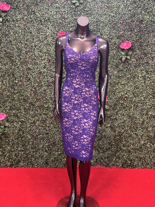Purple Lace Midi
