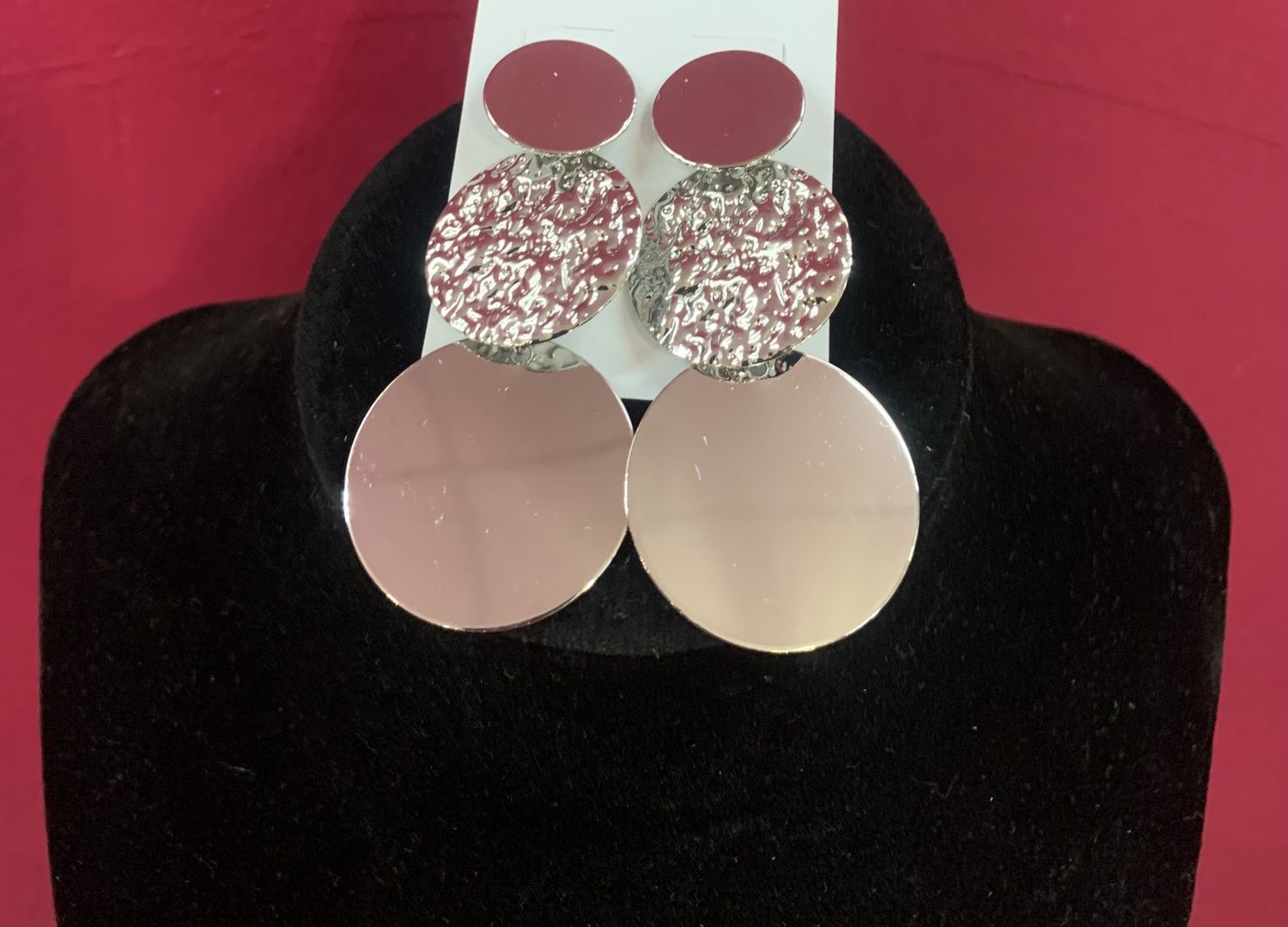 Silver Circle Earrings