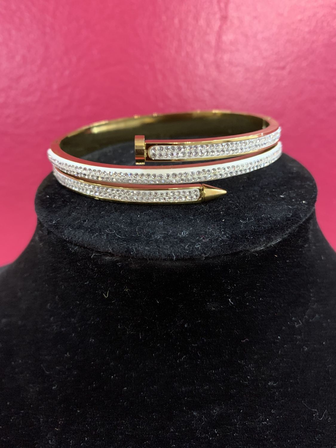 Gold and Silver Snake Bracelet