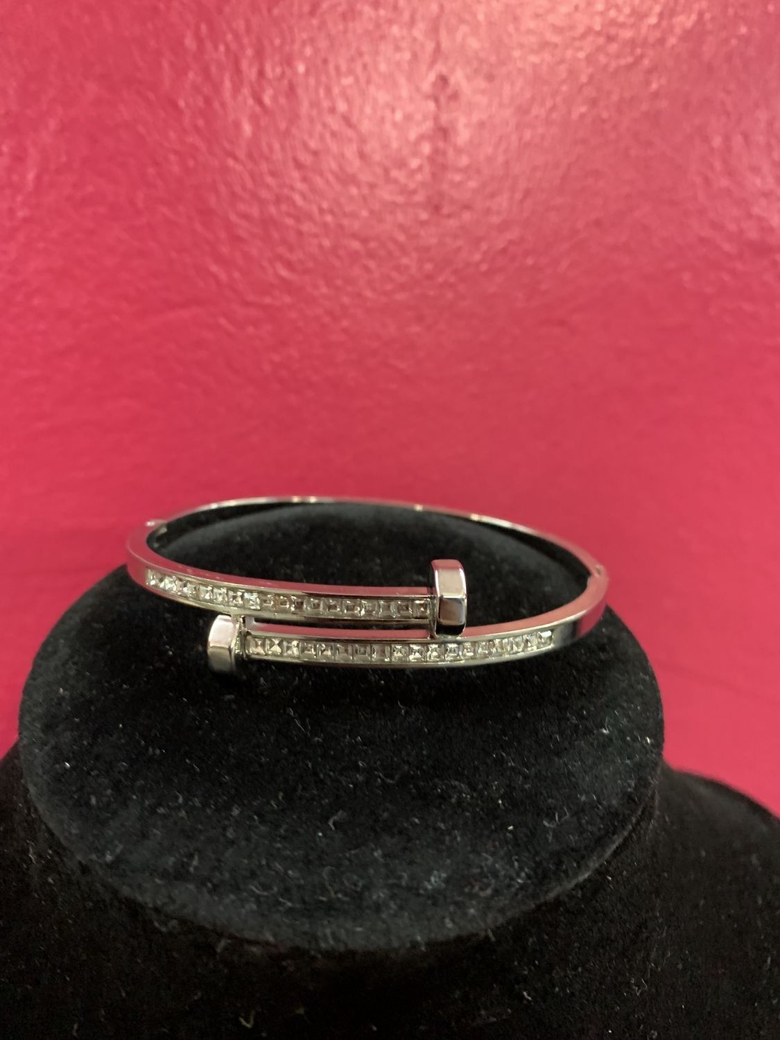 Silver Diamond Bracelet