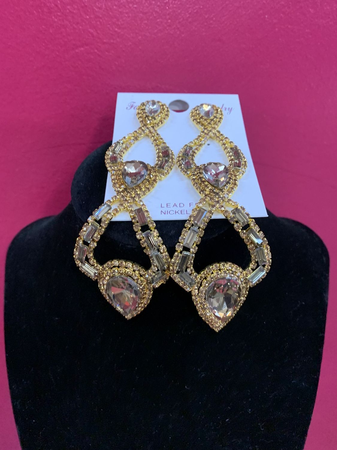 Gold Chandelier Earrings