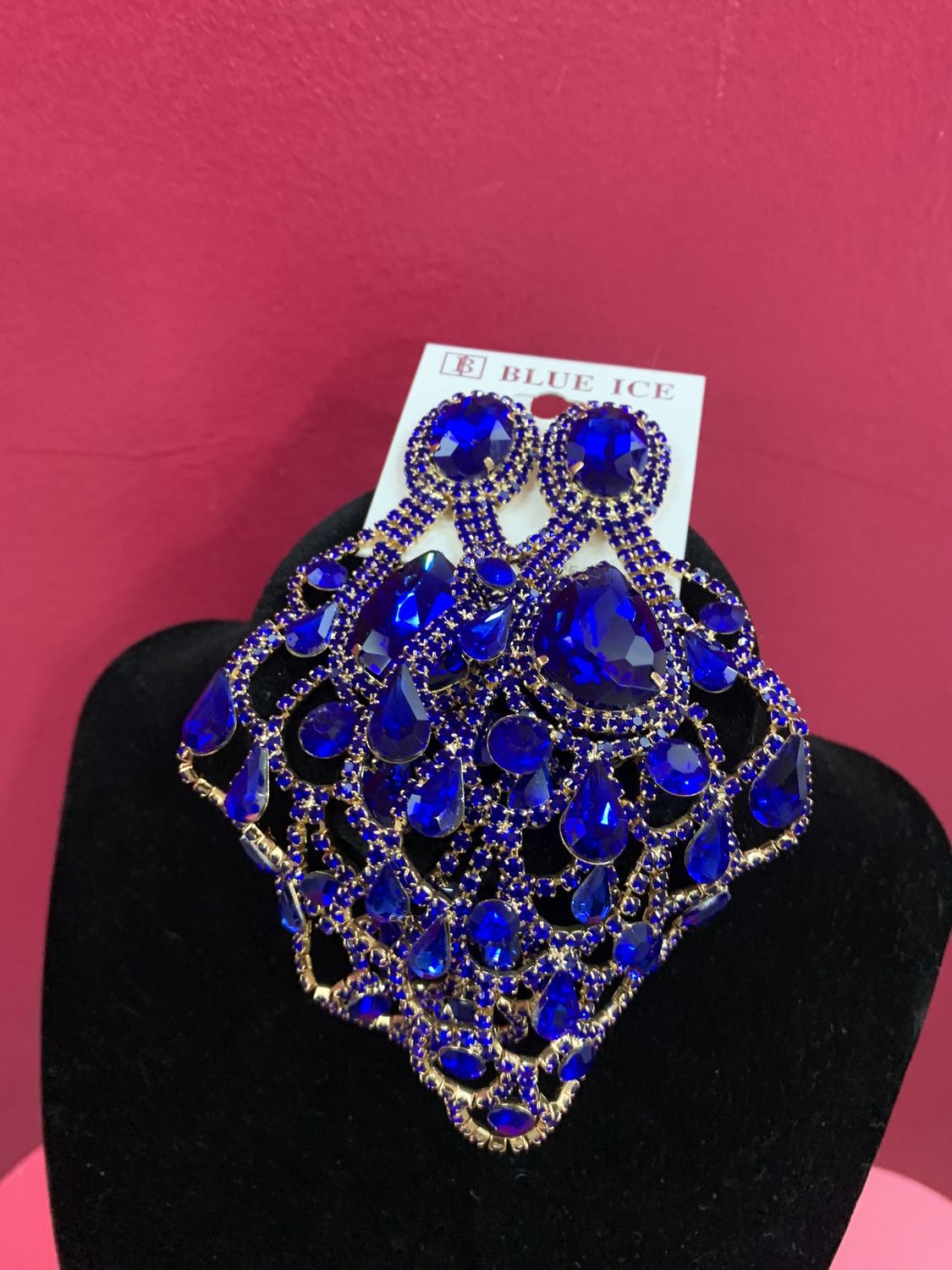 Peacock Blue Earrings