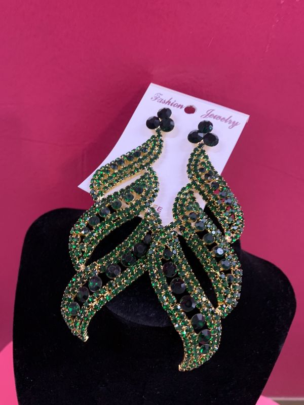 Royal Green Mist Earrings