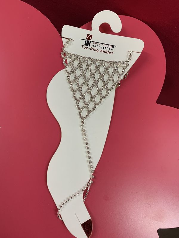 Toe Ring Sparkle Anklet