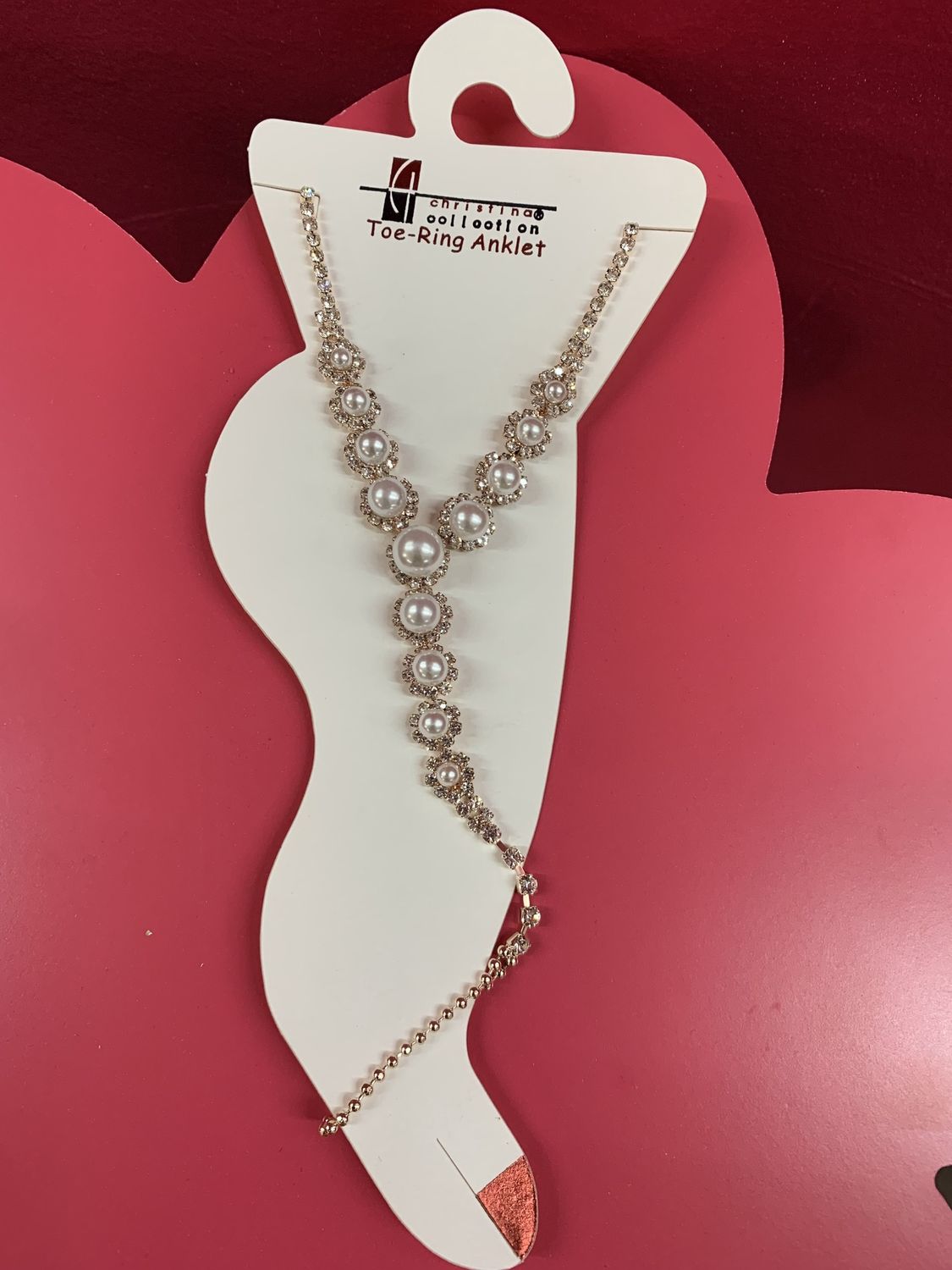 Pearl Me Toe Anklet