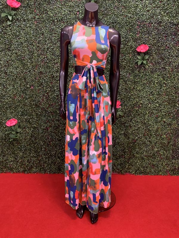 Rainbow Splash Pant Set