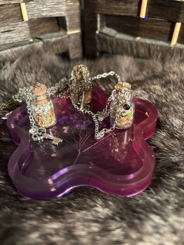 Tiny Medicine Jar Necklaces