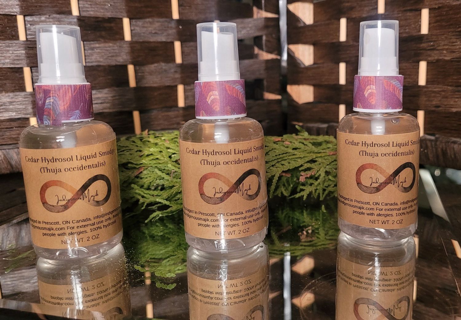 Cedar Hydrosol Smudge Spray