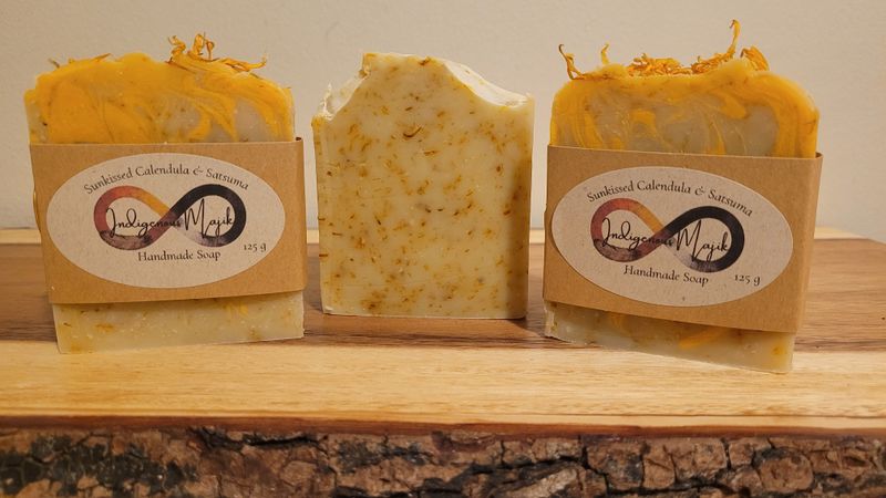 Sunkissed Calendula &amp; Satsuma Handmade Soap