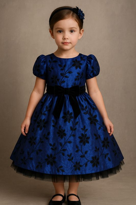 Royal Blue Toddler Dress
