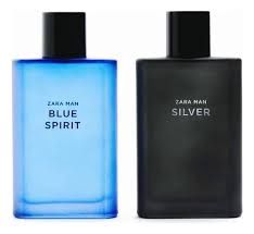 Zara  Man Silver Blue Spirit