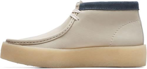 Men&#39;s Clarks Wallabee Cup BT - White Nubuck