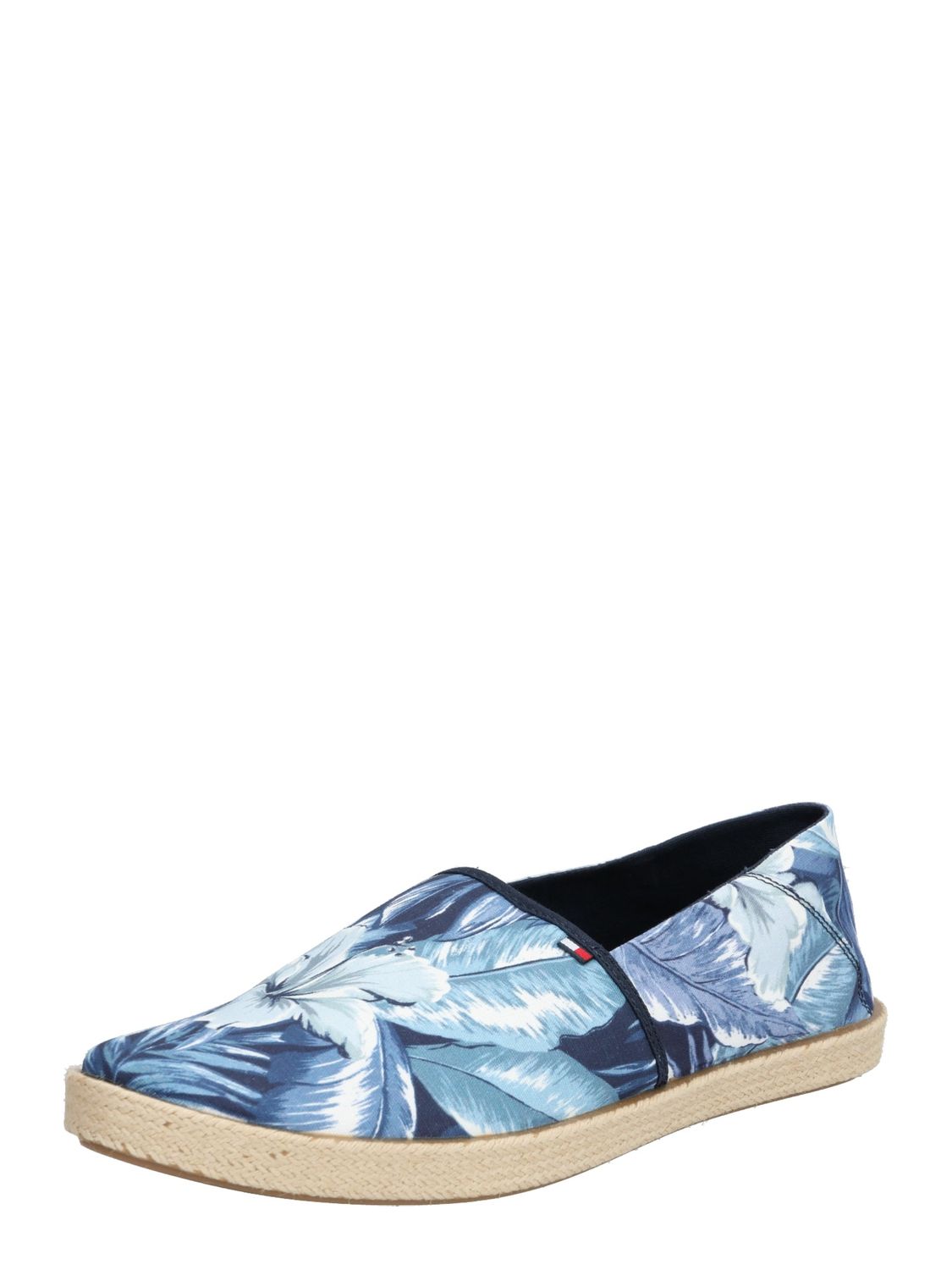 Tommy Hilfiger Espadrile Palm Print Summer Slipon FM0FM02962 Bleumarin
