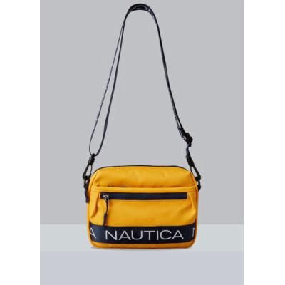 Nautica Bean Bag 2 Crossbody Handbag in Cornbread/Navy
