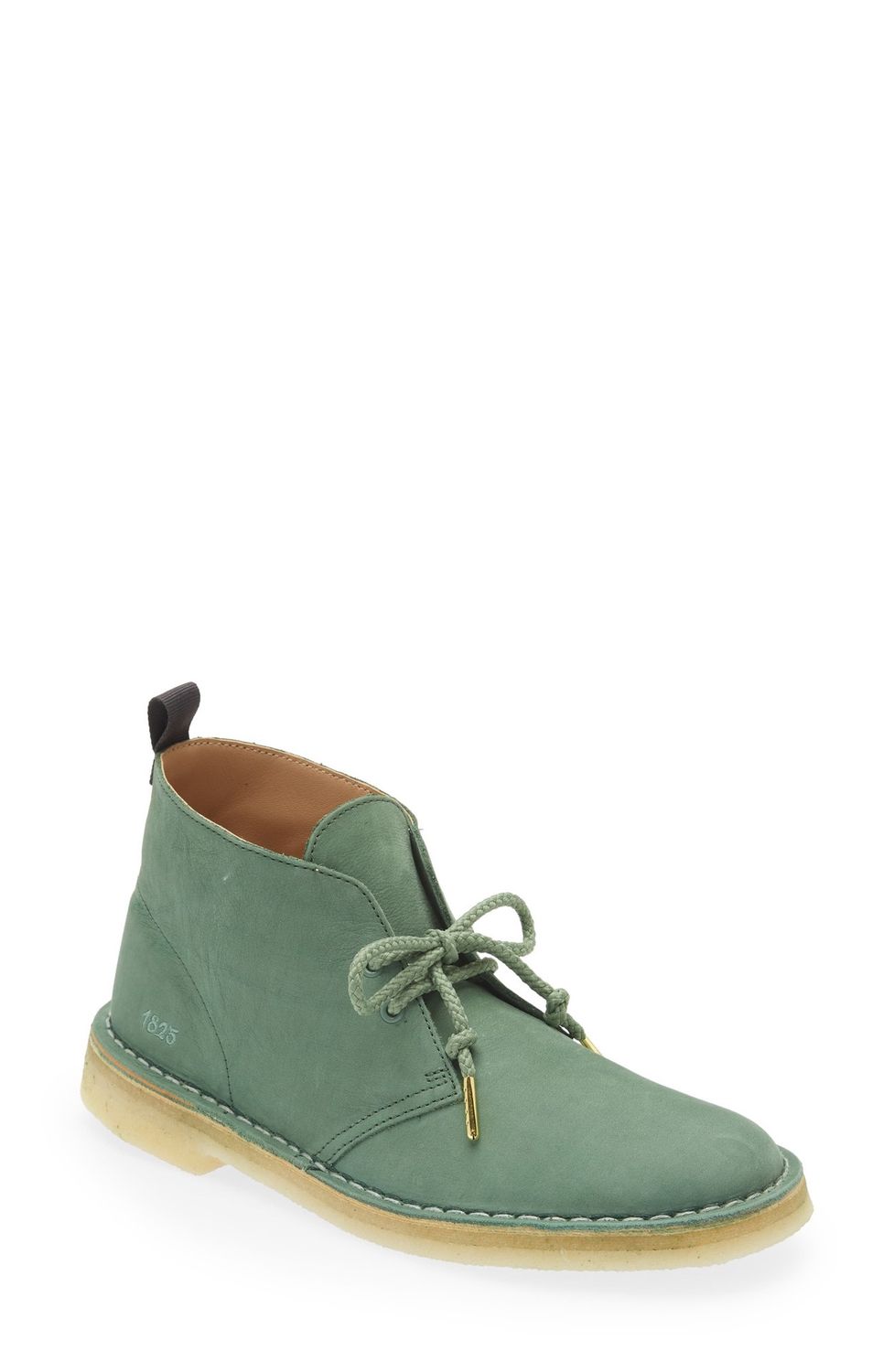 Clarks(r) Desert Chukka Boot in Green Nubuck at Nordstrom, Size 8