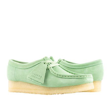 Green Wallabee Derbys