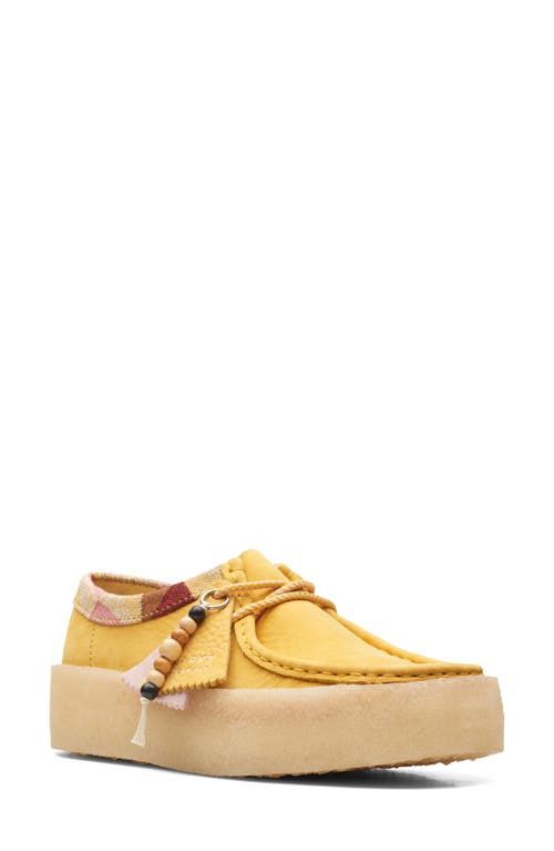 Chaussures Style Mocassin Wallabee Cup Jaunes Pour Femmes