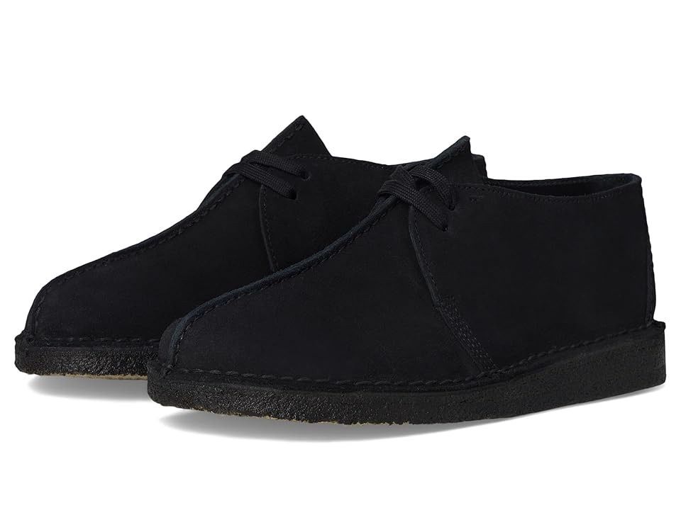 Clarks Desert Trek Men's Lace-up Boots Black Suede Leather/Suede