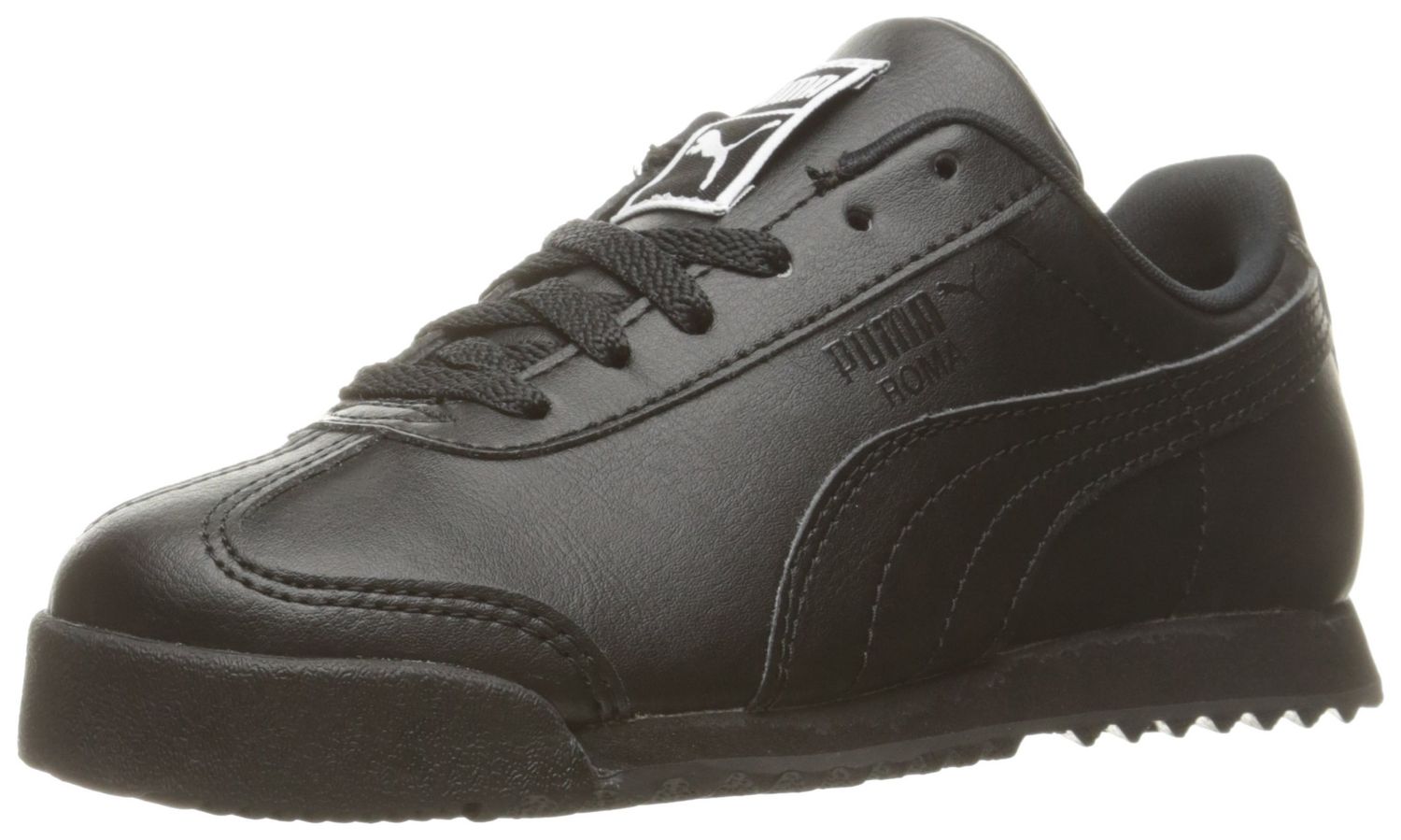 Puma 361594-12: Boys Roma Basic PS-K Kid Black Sneaker (3 M US Little Kid)
