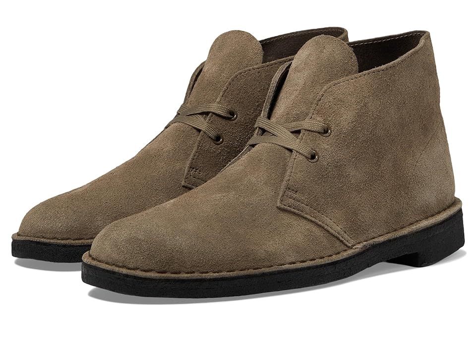Clarks Men S Desert Chukka Boot Dark Grey Suede