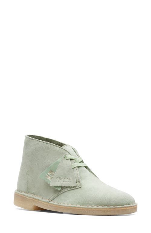Clarks(r) Desert Boot in Pale Green
