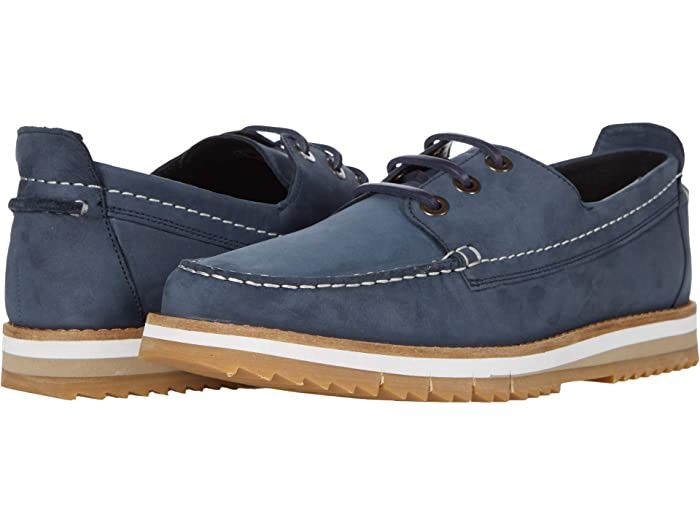 Clarks(R) Durston Moc Toe Derby in Navy Nubuck at Nordstrom