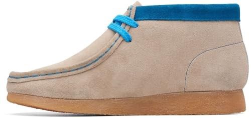 Clarks - Kids Wallabee O Boot, Color Sand Combi US Big Kid