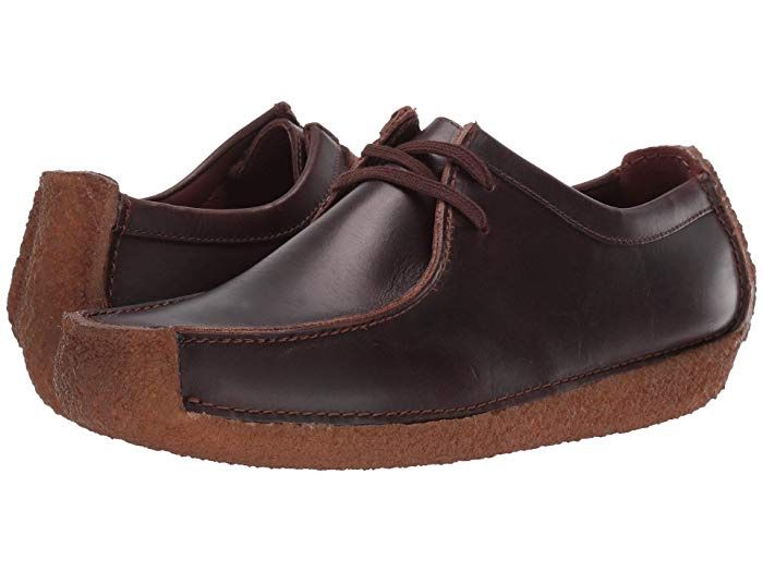 Clarks Natalie Chestnut Leather Mens Casual Loafers &amp; Slip Ons