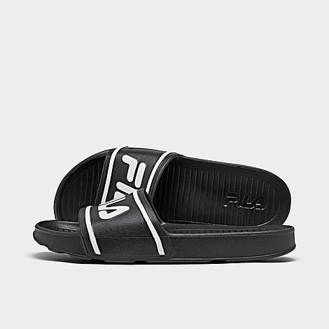 FILA Sleek Slide ST Men's Slide Sandals, Dark Grey