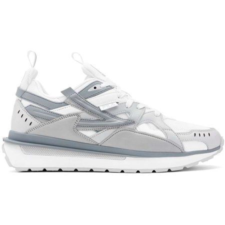 Mens Fila Sandenal Shoe  White - Glaciergray - Highrise Fashion Sneakers
