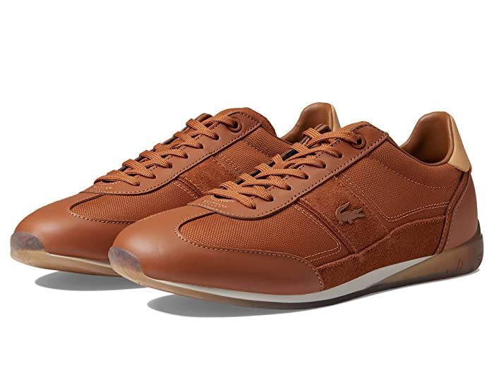 Sneakers Lacoste De Hombre Angular En Textil Con Detalle En El Talón