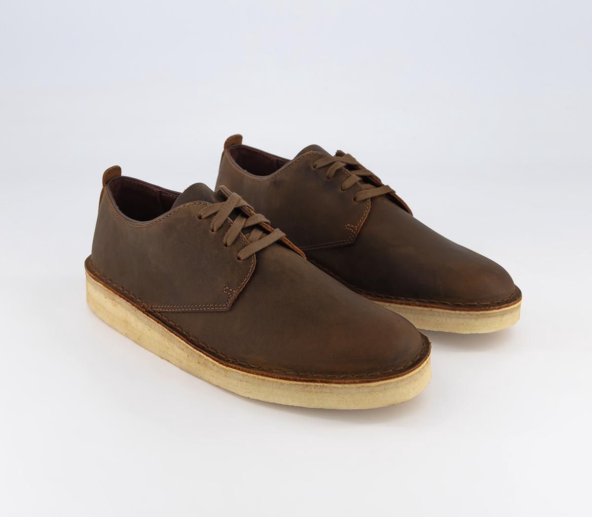 Clarks Originals Mens Coal London Beeswax in Brown