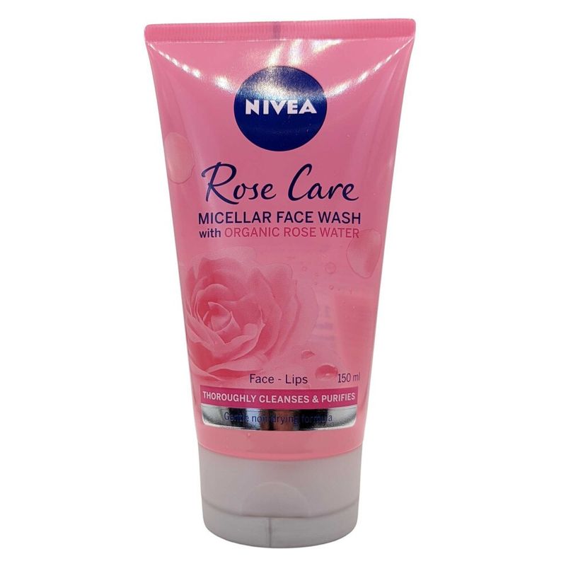 Nivea Rose Care Micellar Face Wash 150ml Made with Organic Rose Water 4005900729941