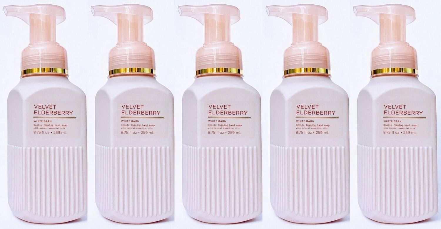 Bath and Body Works VELVET ELDERBERRY Gentle Foaming Hand Soap (8.75 Fl Oz / 259 ML) 667557951034