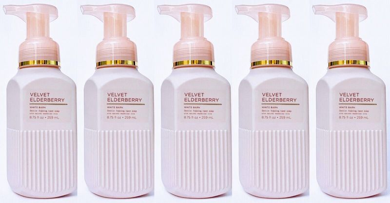 Bath and Body Works VELVET ELDERBERRY Gentle Foaming Hand Soap (8.75 Fl Oz / 259 ML) 667557951034