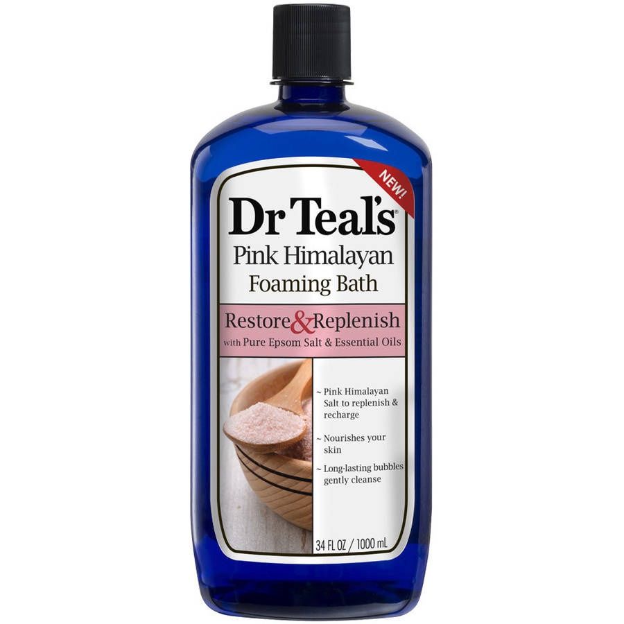 Dr. Teal&#39;s by Dr. Teal&#39;s Foaming Bath with Pure Epsom Salt Restore &amp; Replenish with Pink Himalayan  811068015000