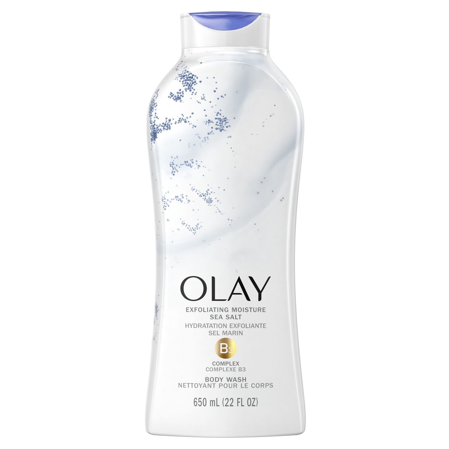Olay Exfoliating Body Wash with Sea Salts, 22 OZ 037000974819