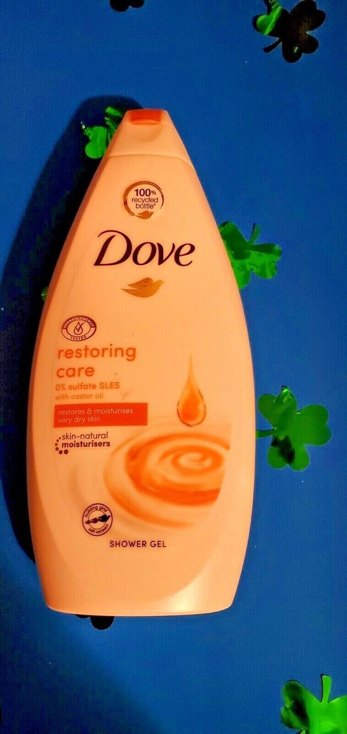 DOVE SHOWER GEL RESTORING CARE RESTORES &amp; MOISTURIZES DRY SKIN 8710847947636