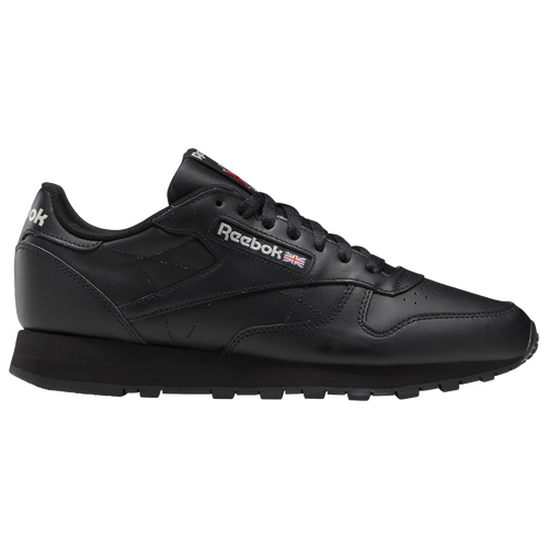 Reebok Lifestyle Classic Leather Shoes Black/Pure Grey 2 : Men's 10.5 - Women's 12 Medium, Synthetic/Suede/Leather