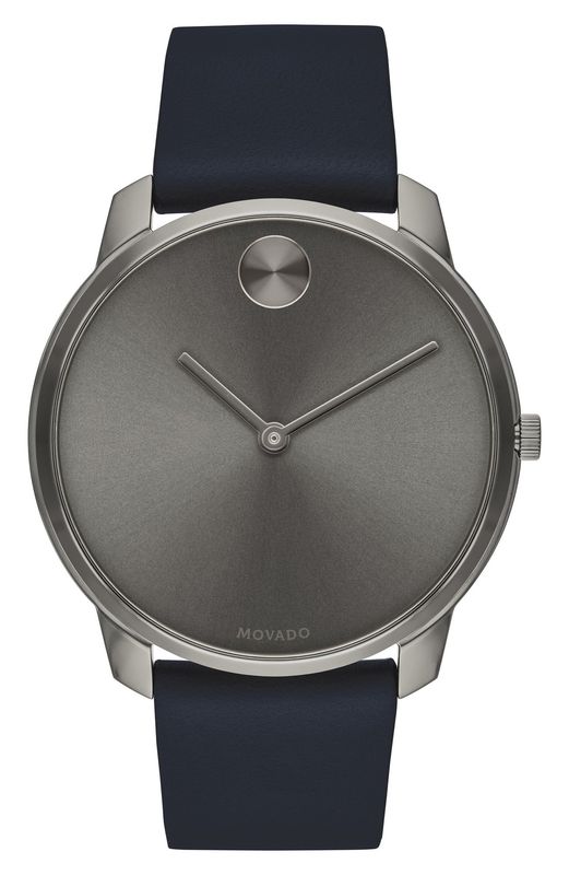 Movado Men S Bold Grey Dial Watch - 3600586 885997319607