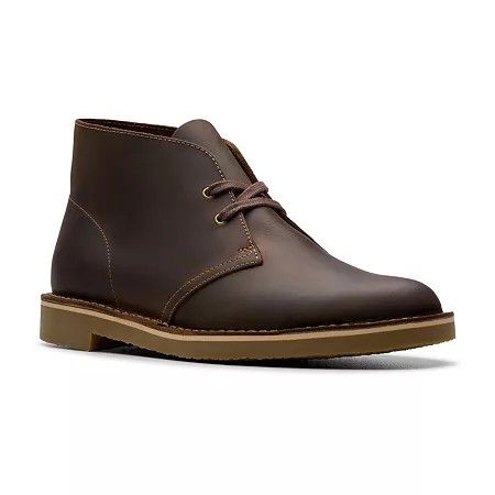 79924 Clarks® Shepton Men's Suede Lace up Boots Beeswax Leather