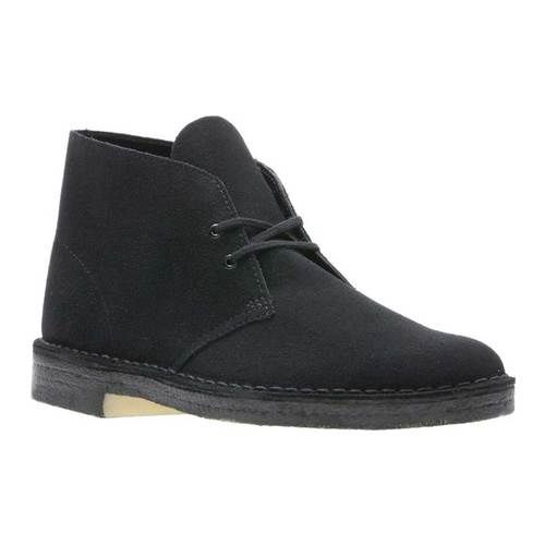 261 55480 Clarks Desert Boot Men's Lace-up Boots Black Suede 1