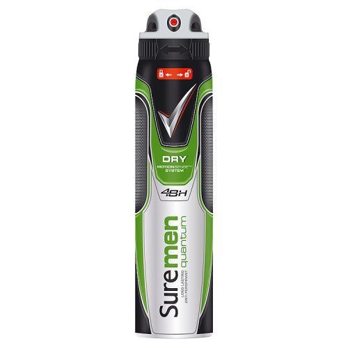 Sure Men Anti-Perspirant Aerosol Active Dry 250 MlG