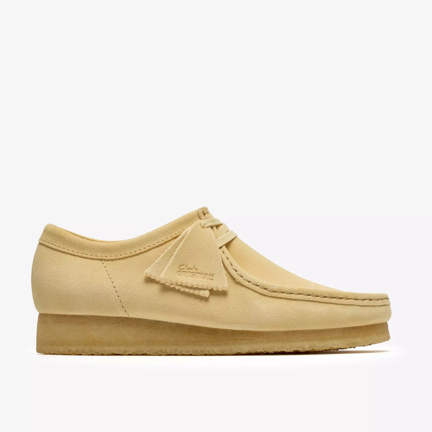 Clarks Men's Wallabee Pale Yellow Suede 26185559