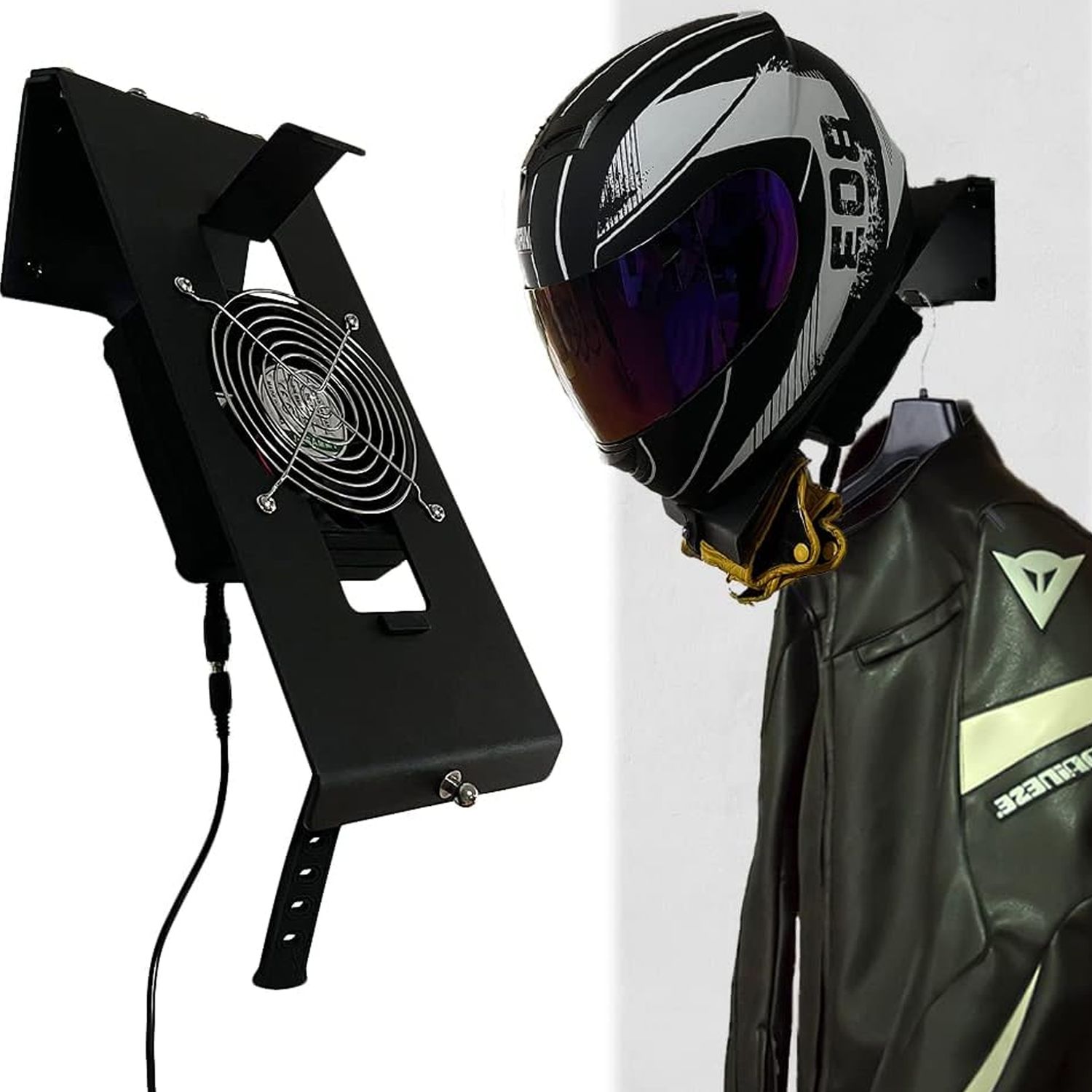 MOTO4U Soporte Portátil para Secar Casco de Moto