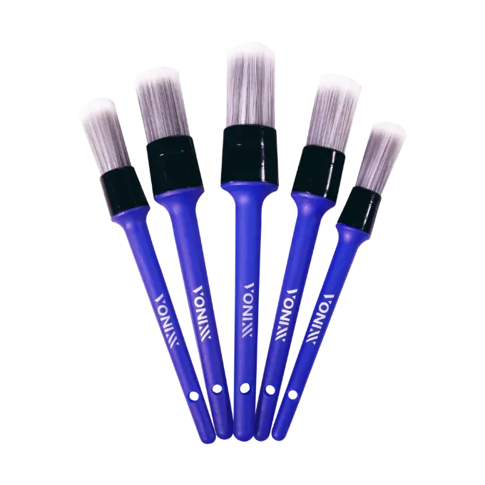 KIT OF 5 BRUSHES FOR INTERNAL DETAILING - طقم 5 فرش للتنظيف الداخلي