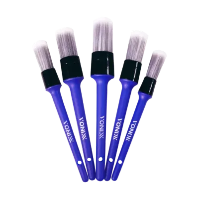 KIT OF 5 BRUSHES FOR INTERNAL DETAILING - طقم 5 فرش للتنظيف الداخلي KIT OF 5 BRUSHES FOR INTERNAL DETAILING - طقم 5 فرش للتنظيف الداخلي