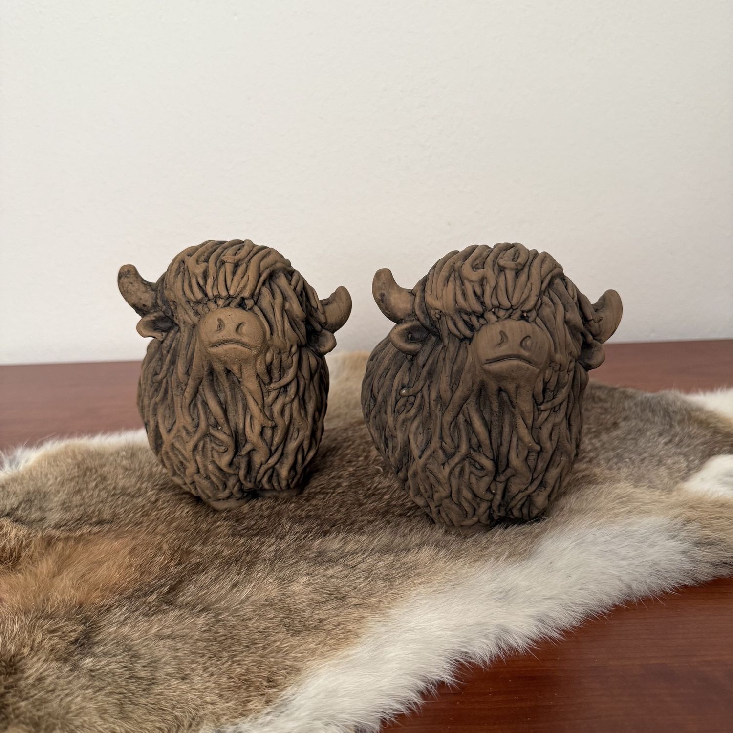 Set van 2 Schotse Hooglanders BRYNXZ Majestic Bruin