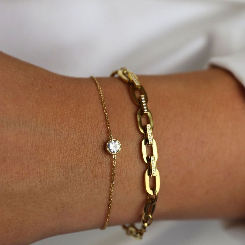 Little Silver Stone Bracelet